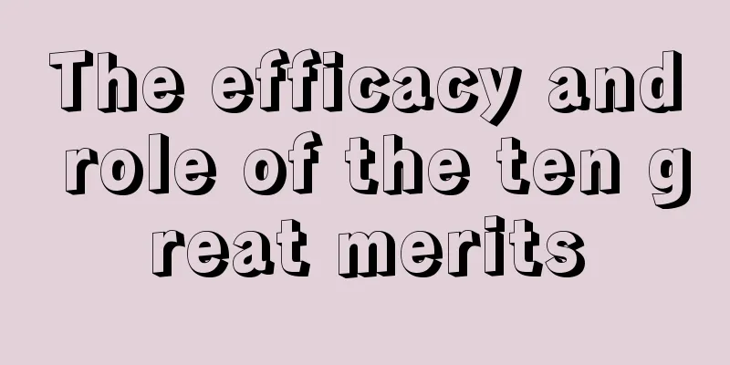 The efficacy and role of the ten great merits