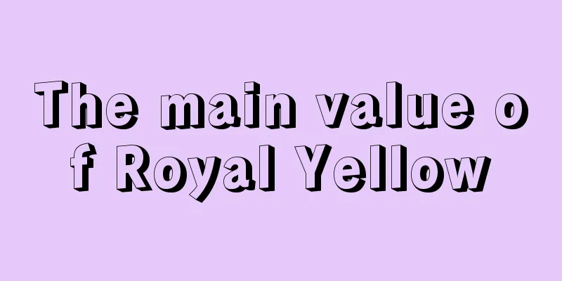 The main value of Royal Yellow