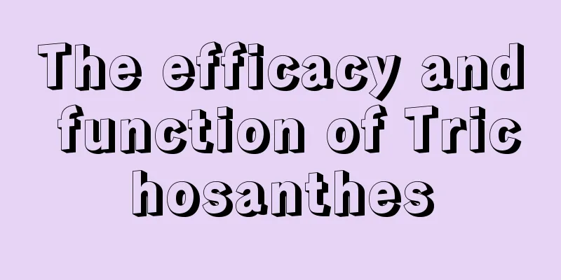 The efficacy and function of Trichosanthes