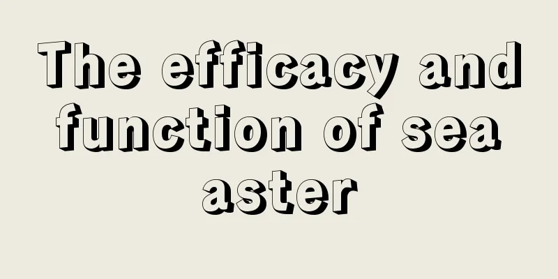 The efficacy and function of sea aster