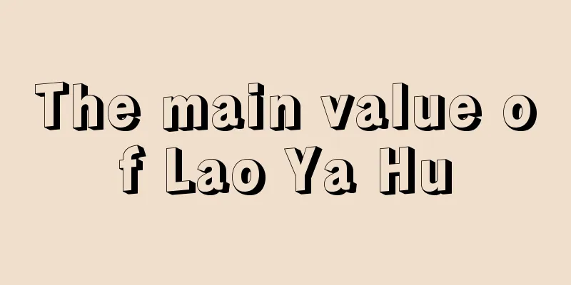 The main value of Lao Ya Hu