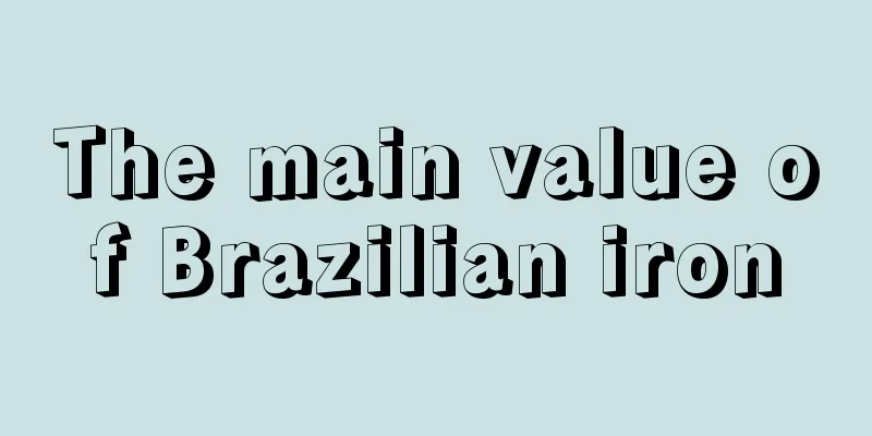 The main value of Brazilian iron