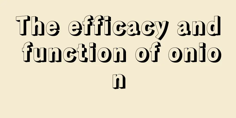 The efficacy and function of onion