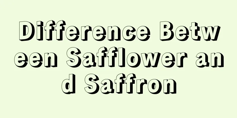 Difference Between Safflower and Saffron