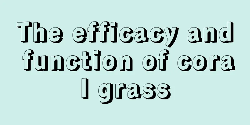 The efficacy and function of coral grass