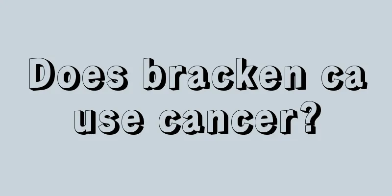 Does bracken cause cancer?