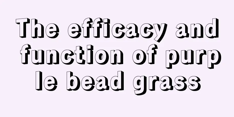 The efficacy and function of purple bead grass