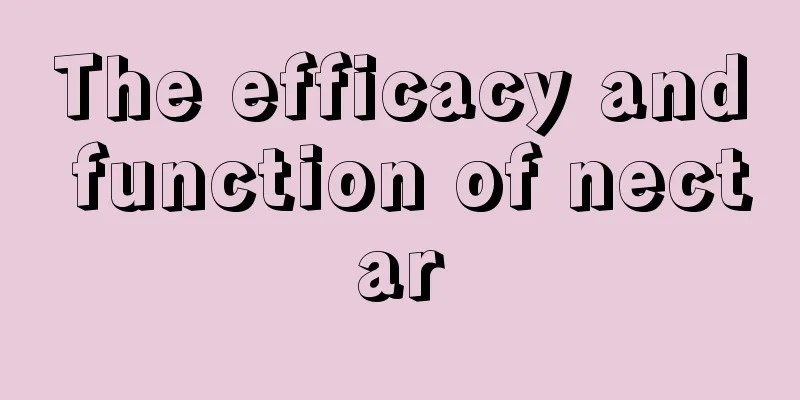 The efficacy and function of nectar