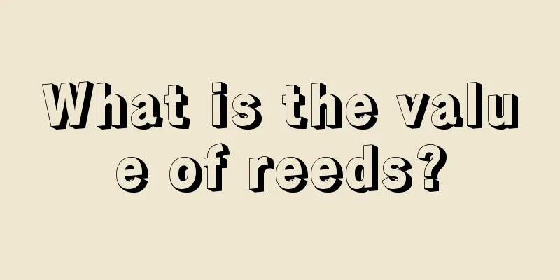 What is the value of reeds?