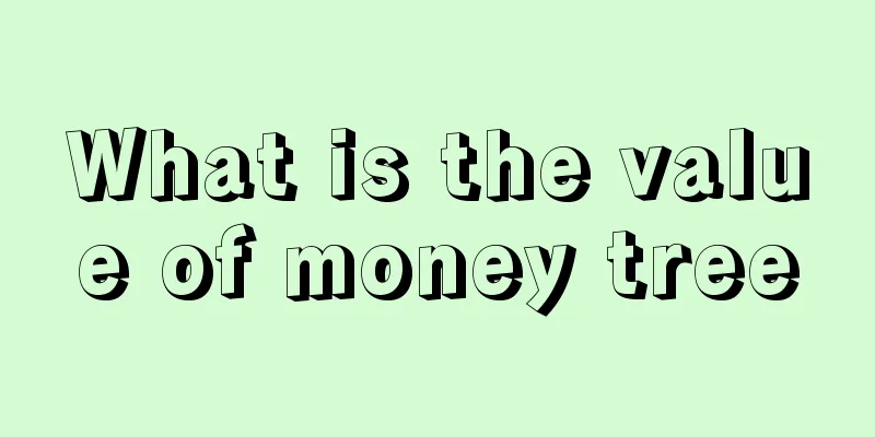 What is the value of money tree