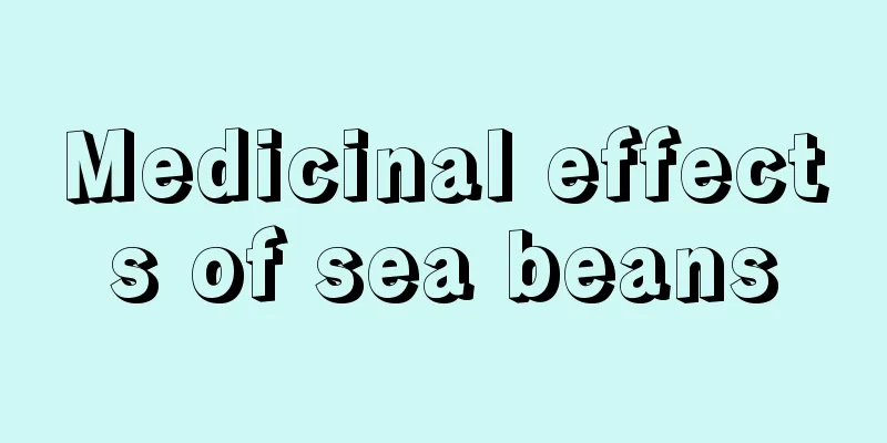 Medicinal effects of sea beans