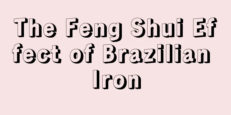 The Feng Shui Effect of Brazilian Iron