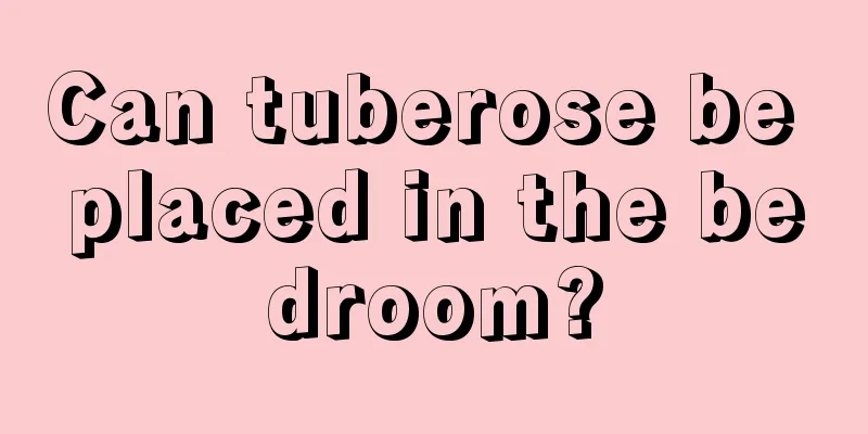 Can tuberose be placed in the bedroom?