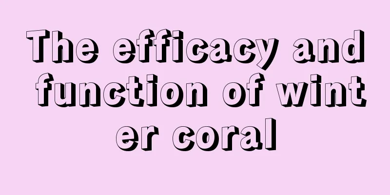 The efficacy and function of winter coral