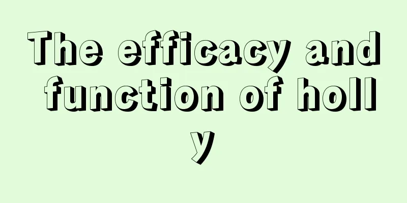 The efficacy and function of holly