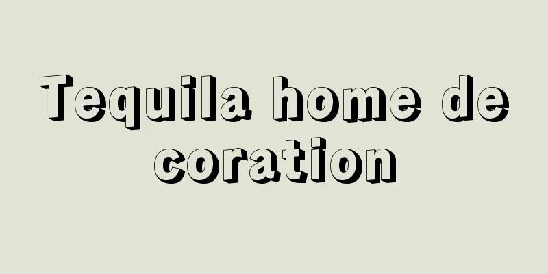 Tequila home decoration