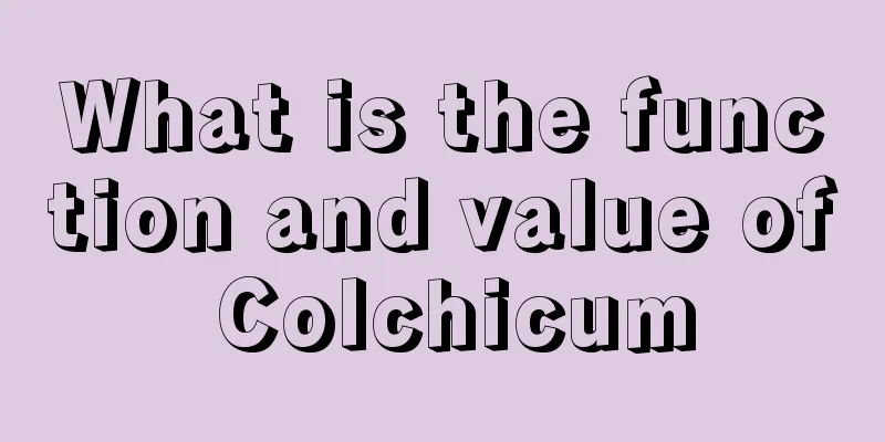 What is the function and value of Colchicum