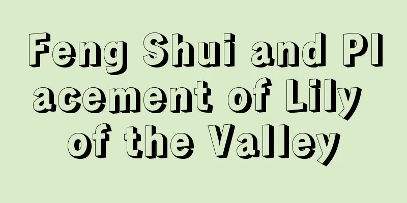 Feng Shui and Placement of Lily of the Valley