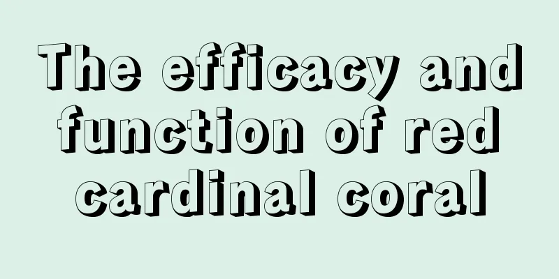 The efficacy and function of red cardinal coral