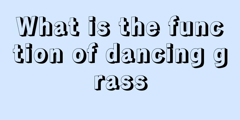 What is the function of dancing grass