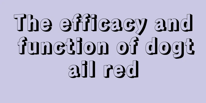 The efficacy and function of dogtail red