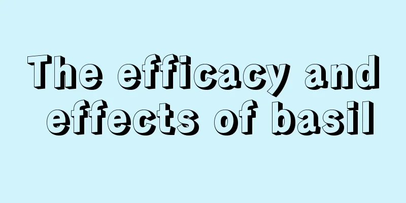 The efficacy and effects of basil