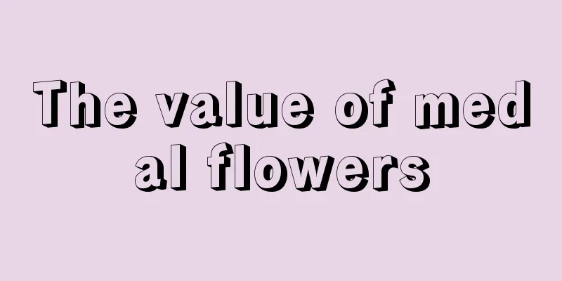 The value of medal flowers