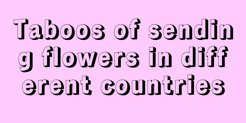 Taboos of sending flowers in different countries