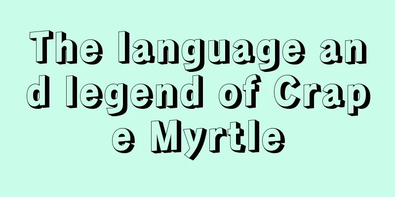 The language and legend of Crape Myrtle