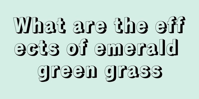 What are the effects of emerald green grass