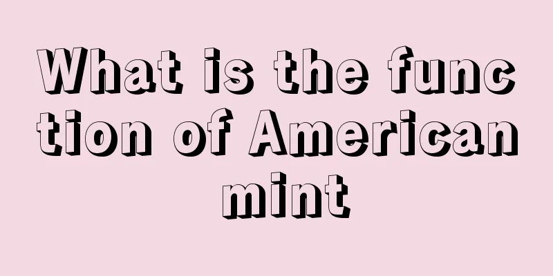 What is the function of American mint