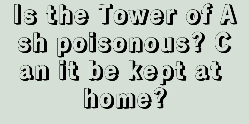 Is the Tower of Ash poisonous? Can it be kept at home?