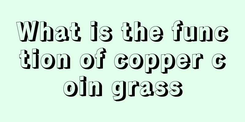 What is the function of copper coin grass