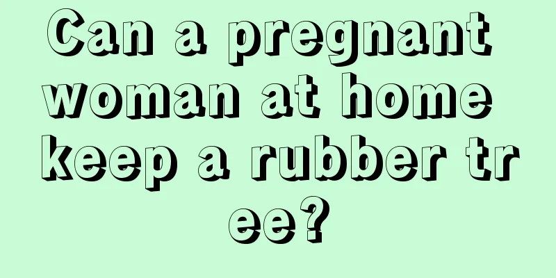 Can a pregnant woman at home keep a rubber tree?