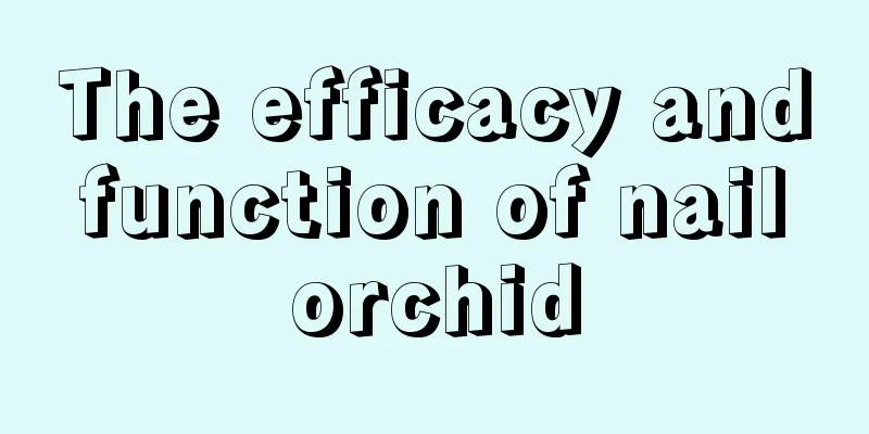 The efficacy and function of nail orchid