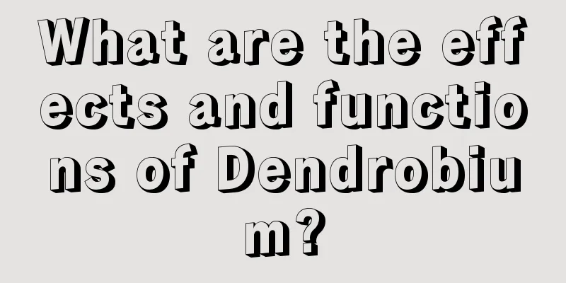 What are the effects and functions of Dendrobium?