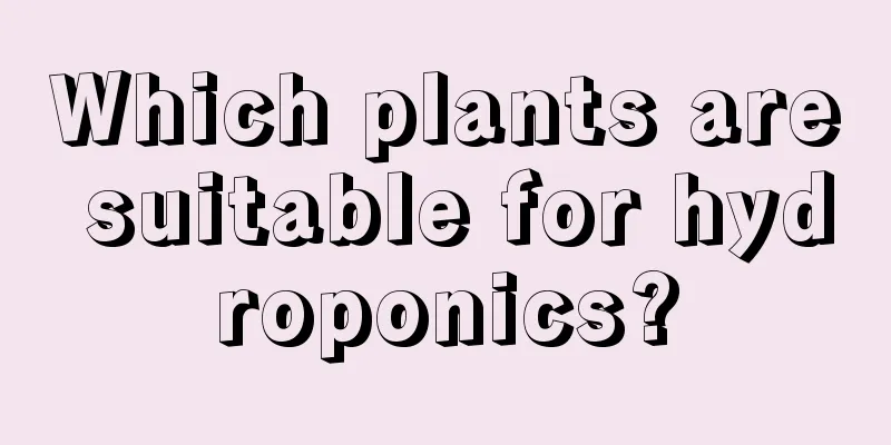 Which plants are suitable for hydroponics?