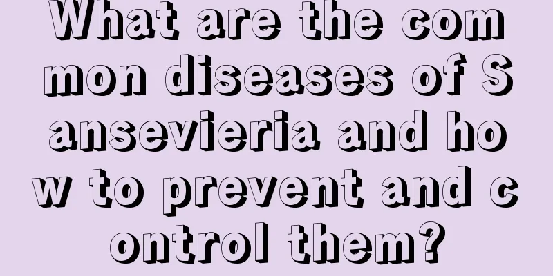 What are the common diseases of Sansevieria and how to prevent and control them?