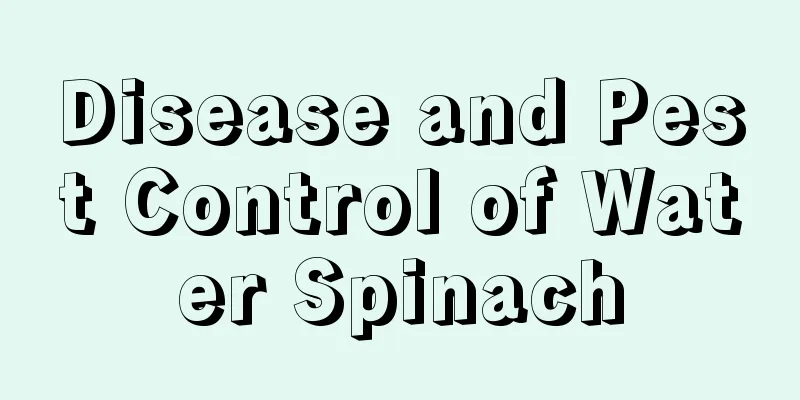 Disease and Pest Control of Water Spinach