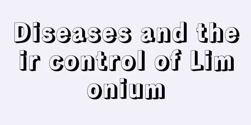 Diseases and their control of Limonium