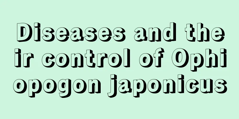 Diseases and their control of Ophiopogon japonicus