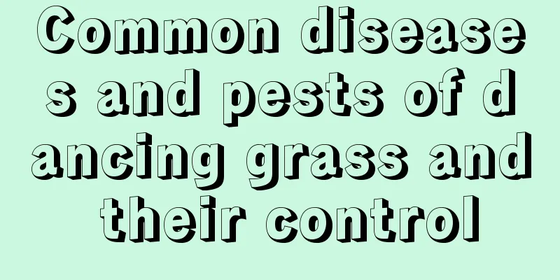 Common diseases and pests of dancing grass and their control