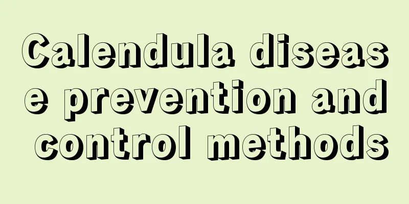 Calendula disease prevention and control methods