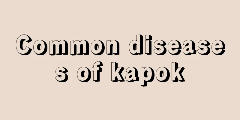 Common diseases of kapok