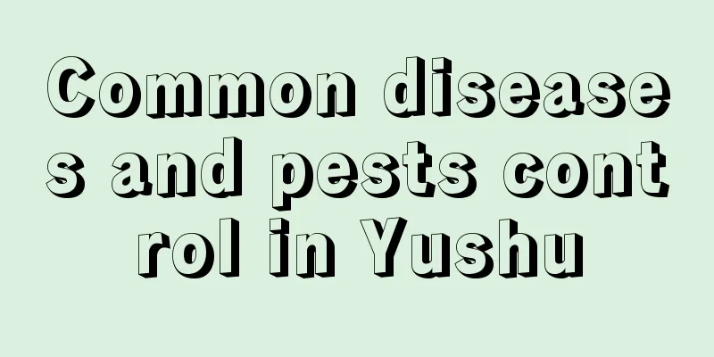 Common diseases and pests control in Yushu