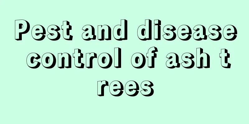 Pest and disease control of ash trees