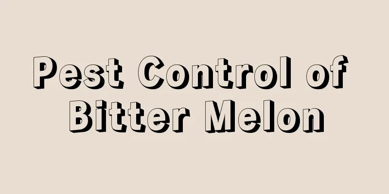 Pest Control of Bitter Melon