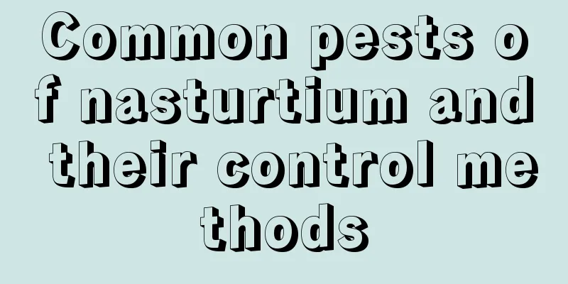 Common pests of nasturtium and their control methods